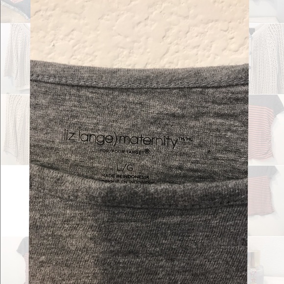 Liz Lange ) Maternity Top striped Shirt - Picture 5 of 5